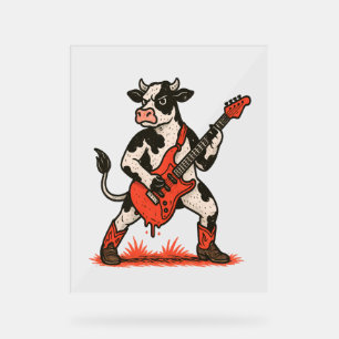 Rocker Cow, Vache Jouant de la guitare