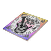 Rocker Dad Tegeltje (Zijkant)