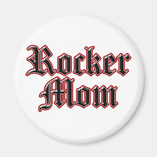 Rocker mama magneet (Voorkant)