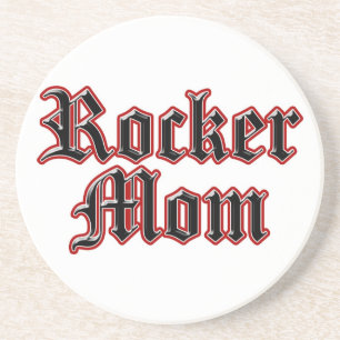 Rocker mama zandsteen onderzetter