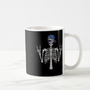 Rocker Skelet Kap Skater Cool Halloween Punk Roc Koffiemok
