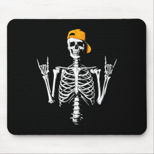 Rocker Skelet Pet Skater Cool Halloween Punk Roc Muismat