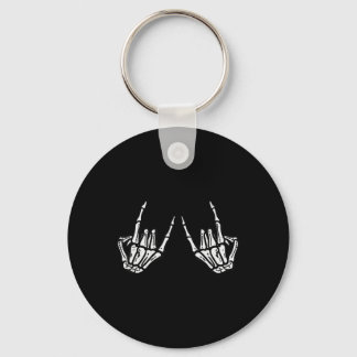 Rocker Skeleton Hand Rock on Costume Funny Halowe Sleutelhanger