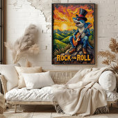 Rocker van de Rolling Greens Poster