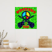 ROCKERS POUR PEACE POSTER (Cuisine)