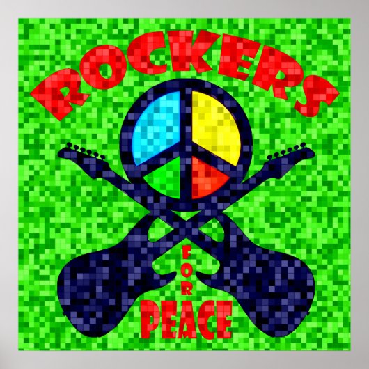 ROCKERS POUR PEACE POSTER (Devant)