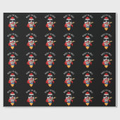 Rocket and Roll Funny Rocket Pun Dark BG Cadeaupapier (Vlak)