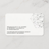 Rocket Bar Graph | Financiële technologie Visitekaartje (Achterkant)