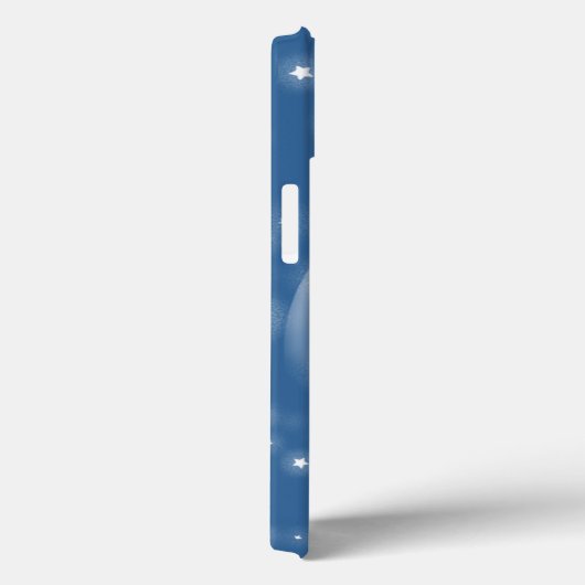 Rocket bleu rouge nom dur espace iphone coque (Verso / Droite)