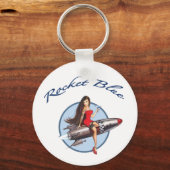 Rocket Blue Sleutelhanger (Voorkant)