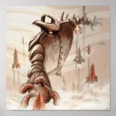 Rocket Bot Poster (Voorkant)