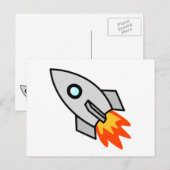 Rocket Briefkaart (Voorkant / Achterkant)