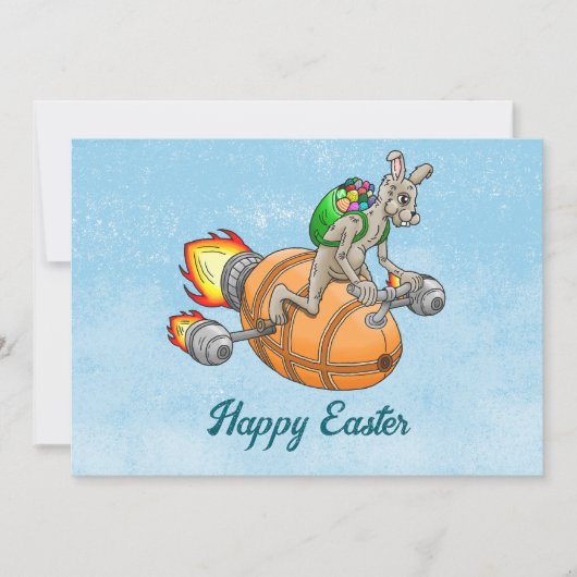 Rocket Bunny Feestdagenkaart (Voorkant)