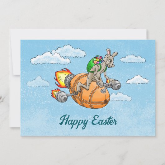 Rocket Bunny Feestdagenkaart (Voorkant)