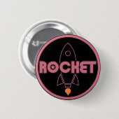 Rocket Button! Ronde Button 5,7 Cm (Voorkant /achterkant)