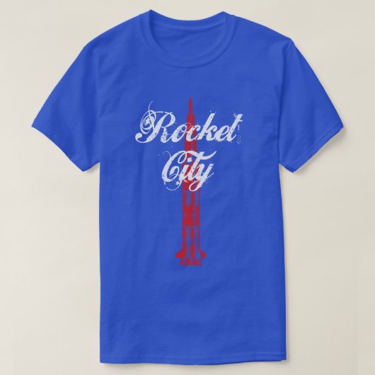Rocket City Saturn V Huntsville AL Alabama TShirt (Design devant)