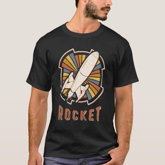 Rocket Classic Retro Love T-shirt (Voorkant)