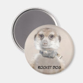 Rocket Dog Magnet Magneet (Voorkant / Achterkant)