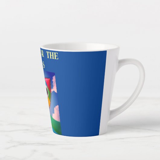 Rocket Elegant Latte Mok (Rechts)