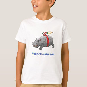 Rocket Hippo Verjaardag T-shirt