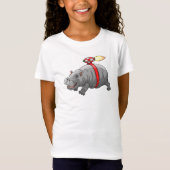 Rocket Hippo's Jetpack Ride T-shirt (Voorkant)