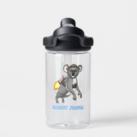 Rocket Koala Waterfles (Achterkant)