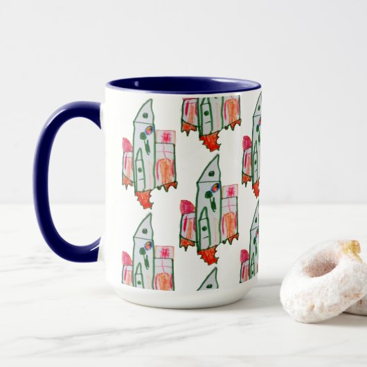 ROCKET koffiemama mok (Met donut)