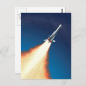 Rocket Launch Briefkaart (Voorkant / Achterkant)