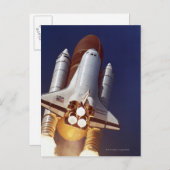 Rocket Launch Briefkaart (Voorkant / Achterkant)