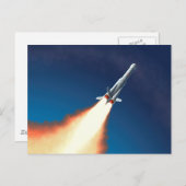 Rocket Launch Briefkaart (Voorkant / Achterkant)