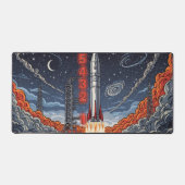 Rocket Launch Countdown - Space Race Drama Scene (Recto)