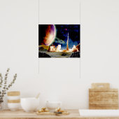 Rocket Launch Poster (Keuken)