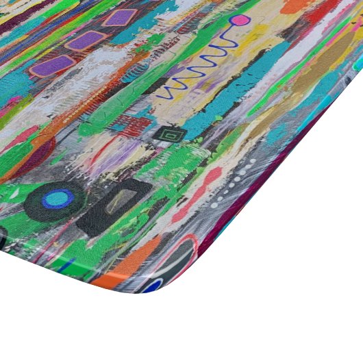 Rocket Man 6 x 7 Déco Planche à découper en verre (Coin)