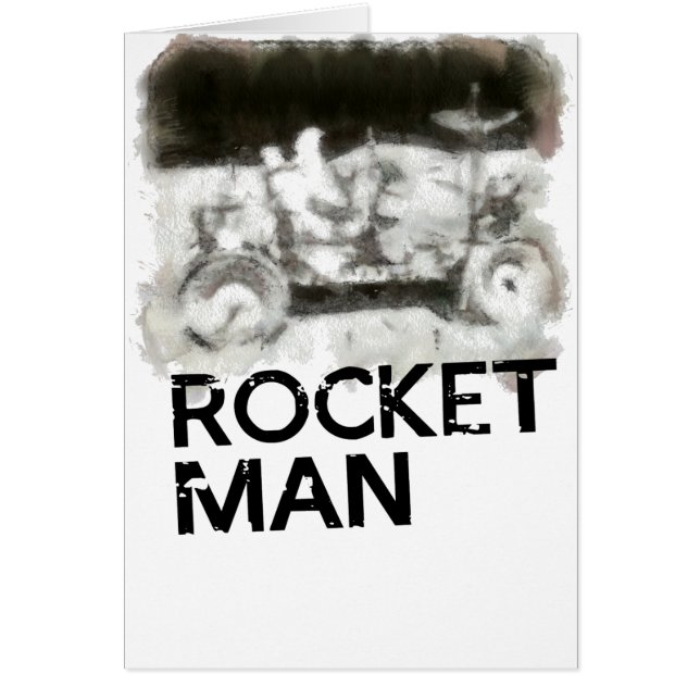 Rocket Man Astronaut op de maan (Voorkant)