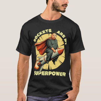 Rocket Man Raketten zijn mijn superkracht vintage T-shirt