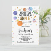 Rocket, Planets & Stars Galaxy Thema Kaart (Staand voorkant)