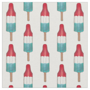 Rocket Pop Popsiche, 4e juli Patriottisch Red Blue Stof