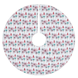 Rocket Pop Popsicle Fireworks Patriotic Julth 4 ju Kerstboom Rok