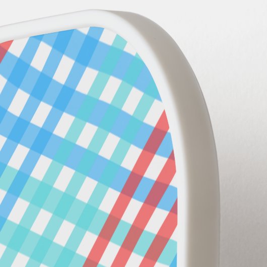 Rocket Pop, Small Plaid Pickleball Paddle (Links Detail)