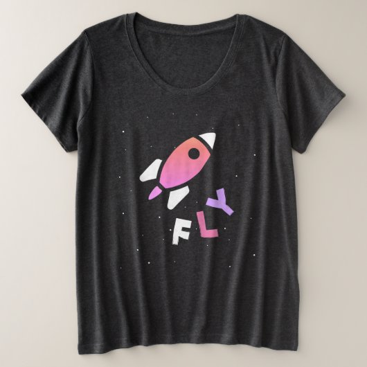 Rocket - Purple & PinkAbstract Pop Art. FLY! (Design devant)