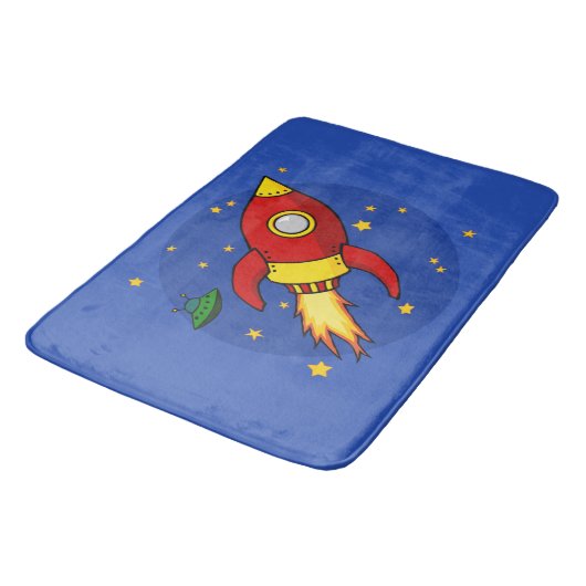 Rocket Red Large Bath Mat (Gekanteld)