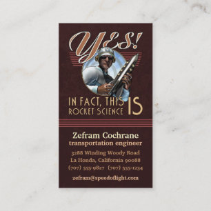 Rocket Science Visitekaartje