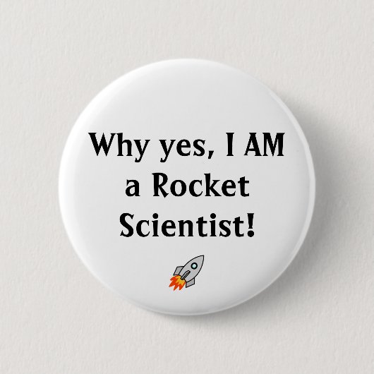 Rocket Scientiest Button (Voorkant)
