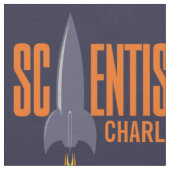 Rocket Scientifique nom personnalisé et tissu de c (Fermer)