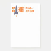 Rocket Scientist douanenaam Post-it notes (Voorkant)