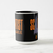 Rocket Scientist nom personnalisé tasses (Centre)