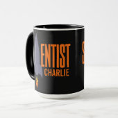 Rocket Scientist nom personnalisé tasses (Devant gauche)