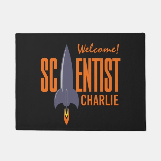 Rocket Scientist porte tapis sur mesure (Devant)