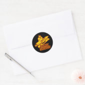 Rocket Scientist Ronde Sticker (Envelop)