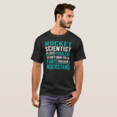Rocket Scientist Solve Problems T-shirt (Voorkant volledig)